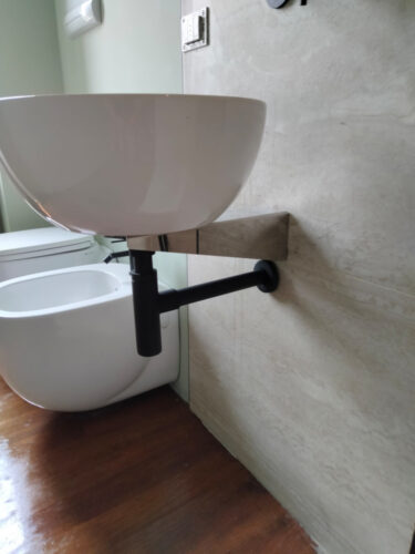 Impianto idrico bagno Cologno Monzese 03