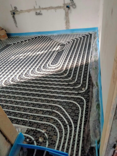 Impianto riscaldamento a pavimento Cinisello Balsamo 02